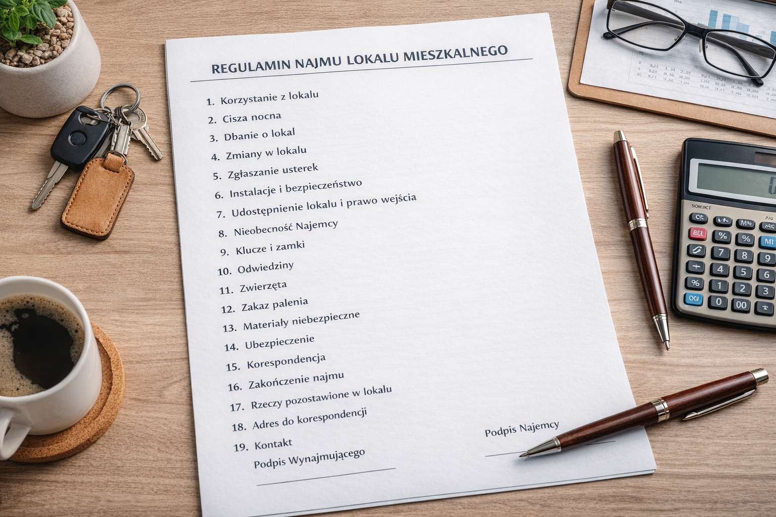 REGULAMIN NAJMU LOKALU MIESZKALNEGO